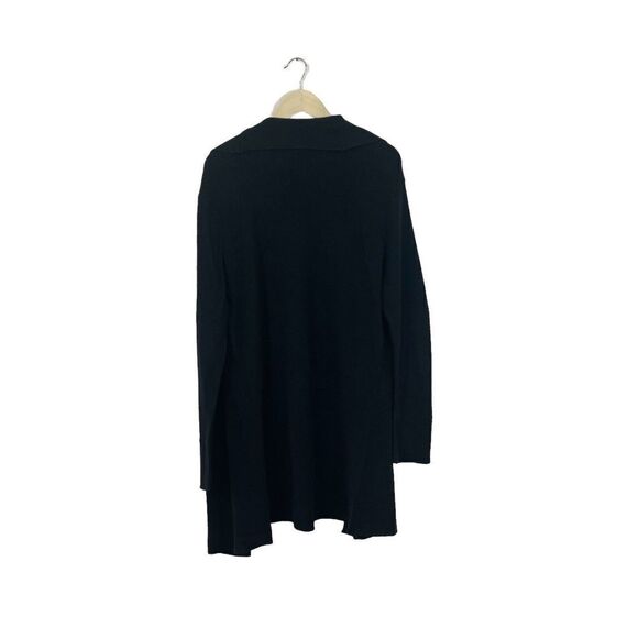 Nic+Zoe X-Large Cardigan Duster Sweater Black Open Front Long Sleeve Womens - Picture 2 of 8